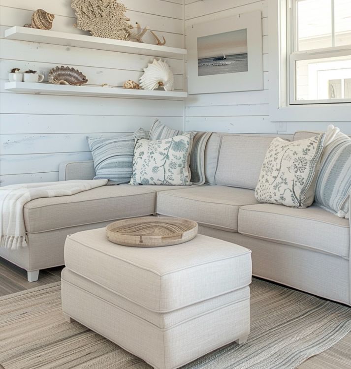 Take a peek inside this cozy beach cottage. You'll be tempted to call ...