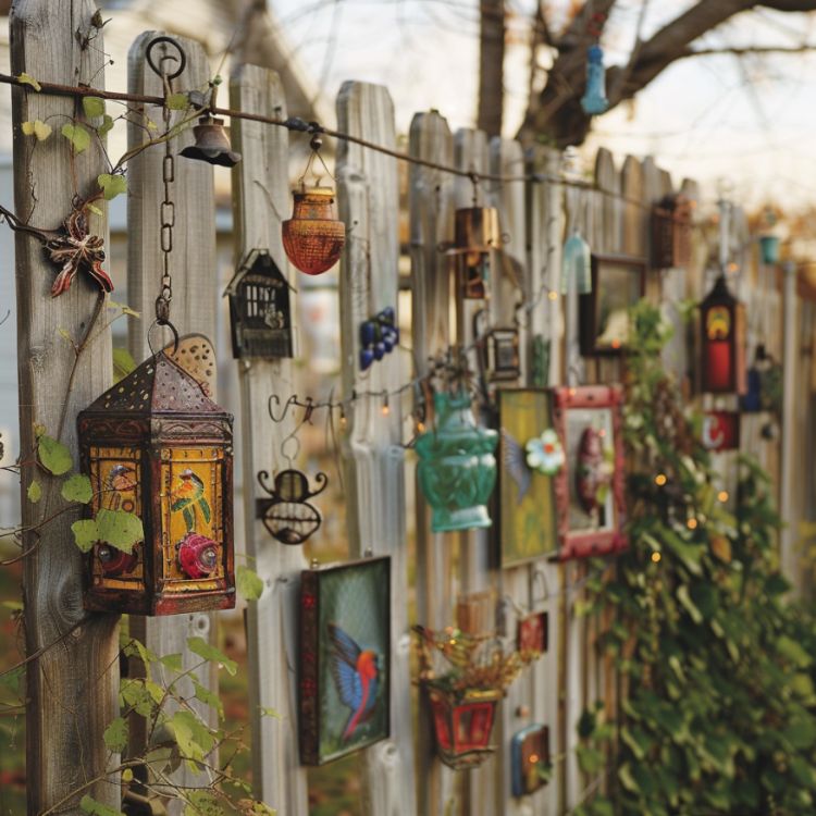 10 inventive fence decorating ideas - DIY Everywhere